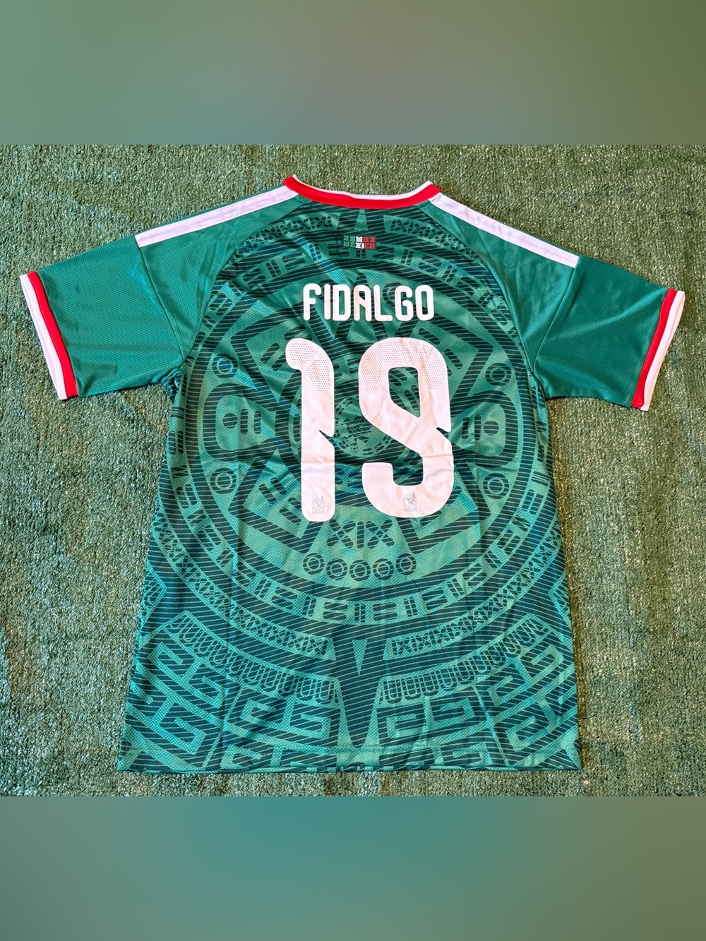 Alvaro Fidalgo #19 Mexico Home Jersey 26/27